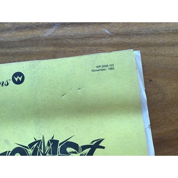 Vintage 1982 Williams JOUST Video Game Unit Drawing Set Manual - Picture 2 of 9